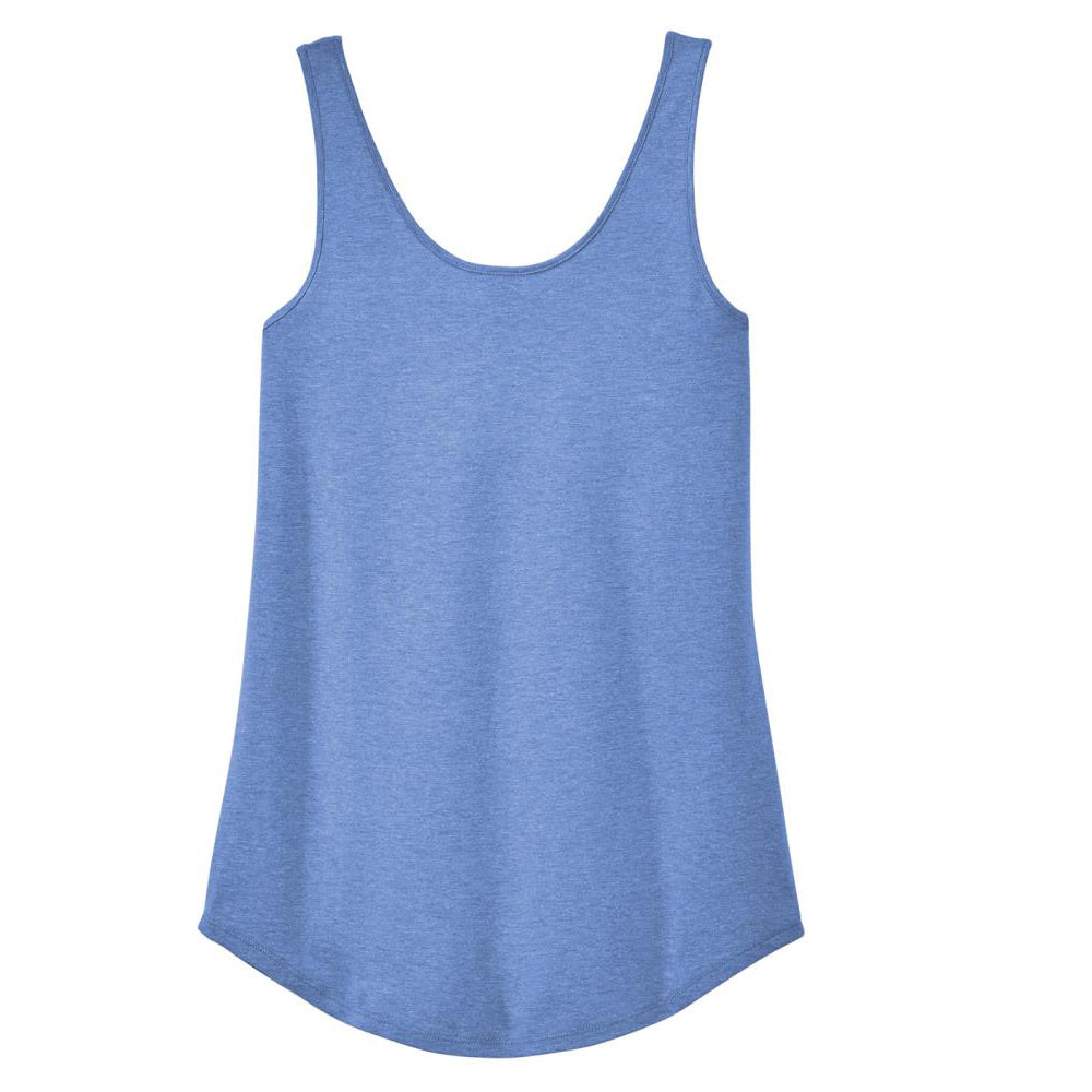 Womens Casual Soft and Comfort Perfect Tri Relaxed Tank Top Maritime Frost
