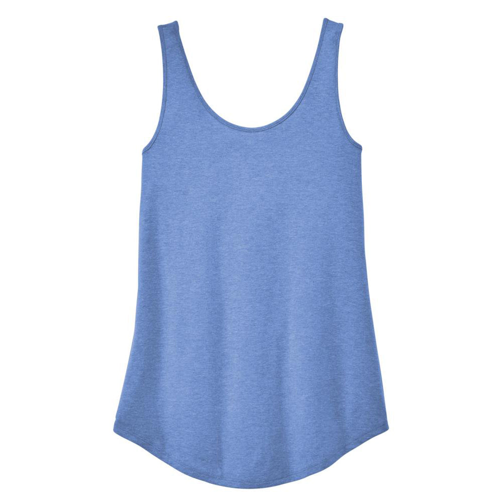 Womens Casual Soft and Comfort Perfect Tri Relaxed Tank Top Maritime Frost