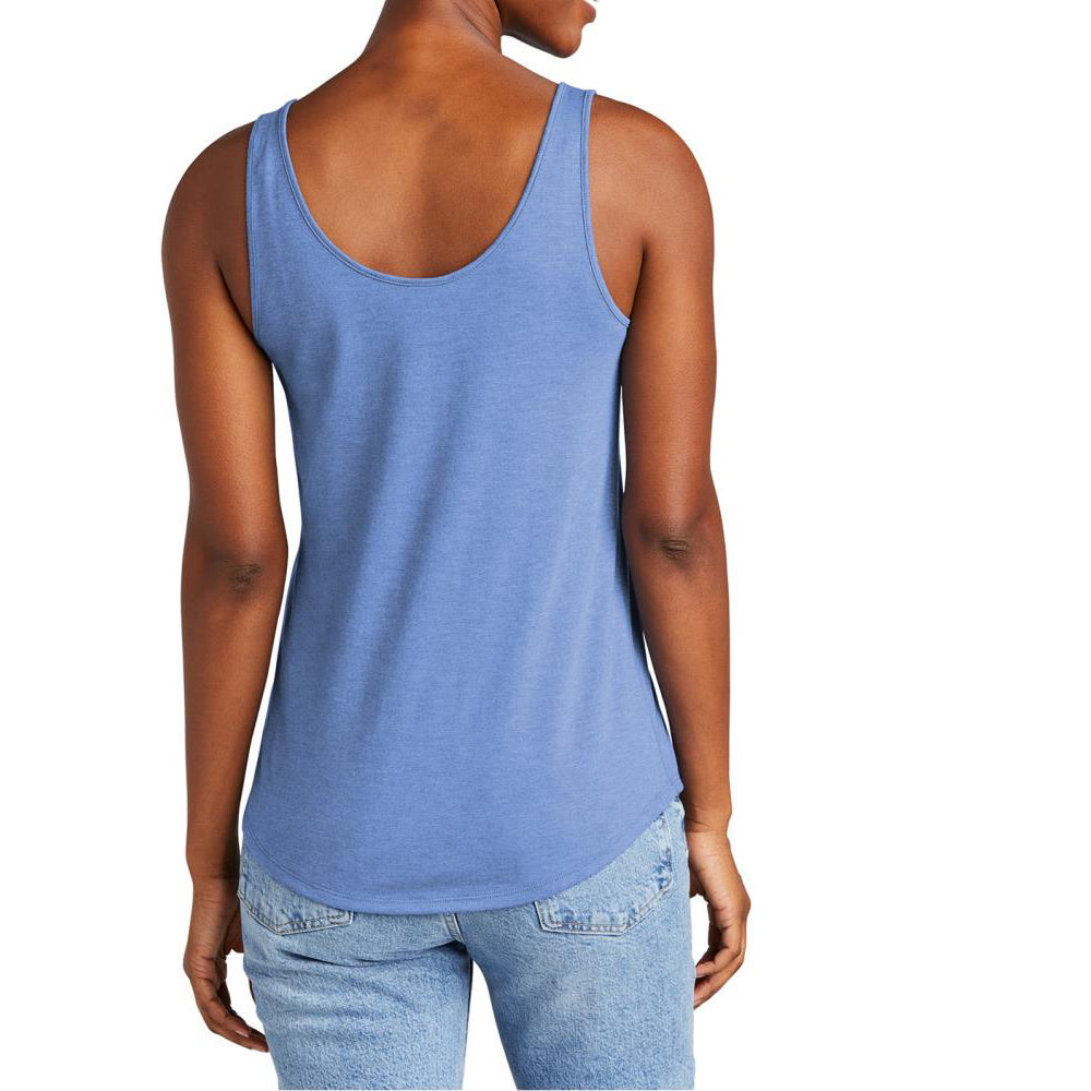 Womens Casual Soft and Comfort Perfect Tri Relaxed Tank Top Maritime Frost
