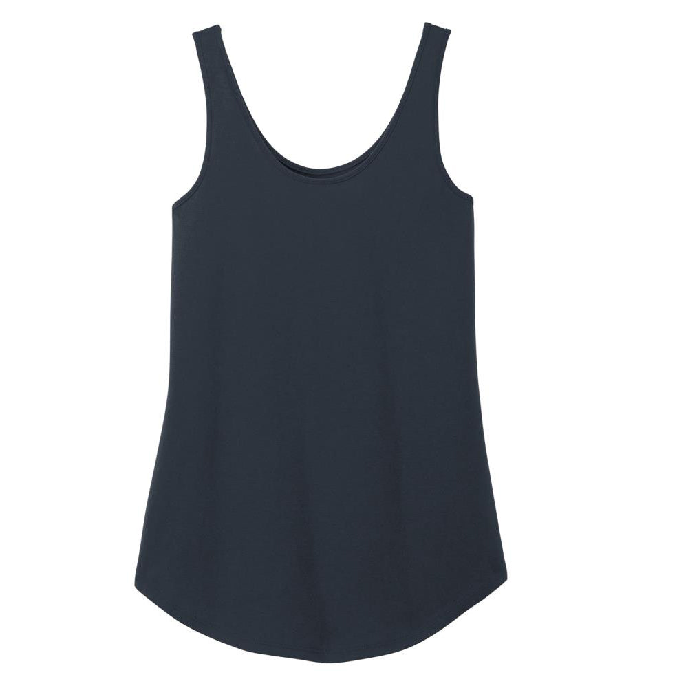 Womens Casual Soft and Comfort Perfect Tri Relaxed Tank Top New Navy
