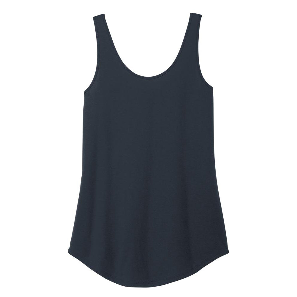 Womens Casual Soft and Comfort Perfect Tri Relaxed Tank Top New Navy
