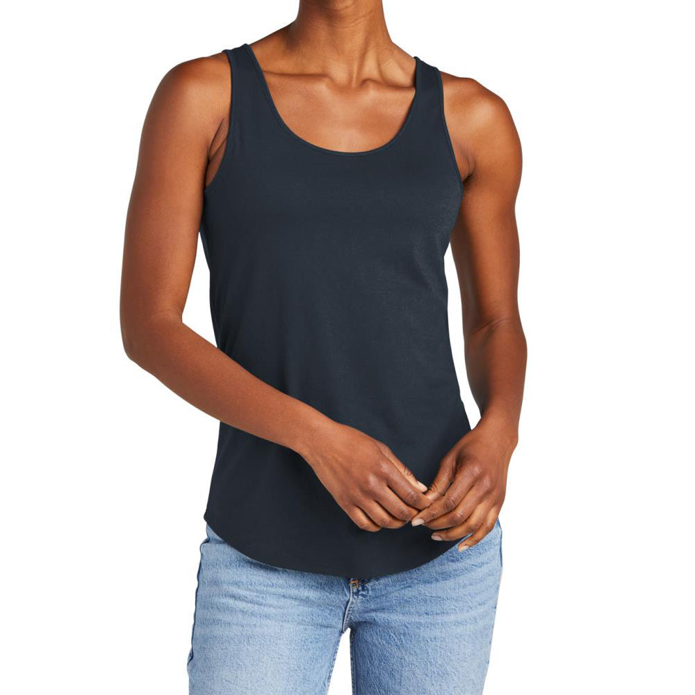 Womens Casual Soft and Comfort Perfect Tri Relaxed Tank Top New Navy