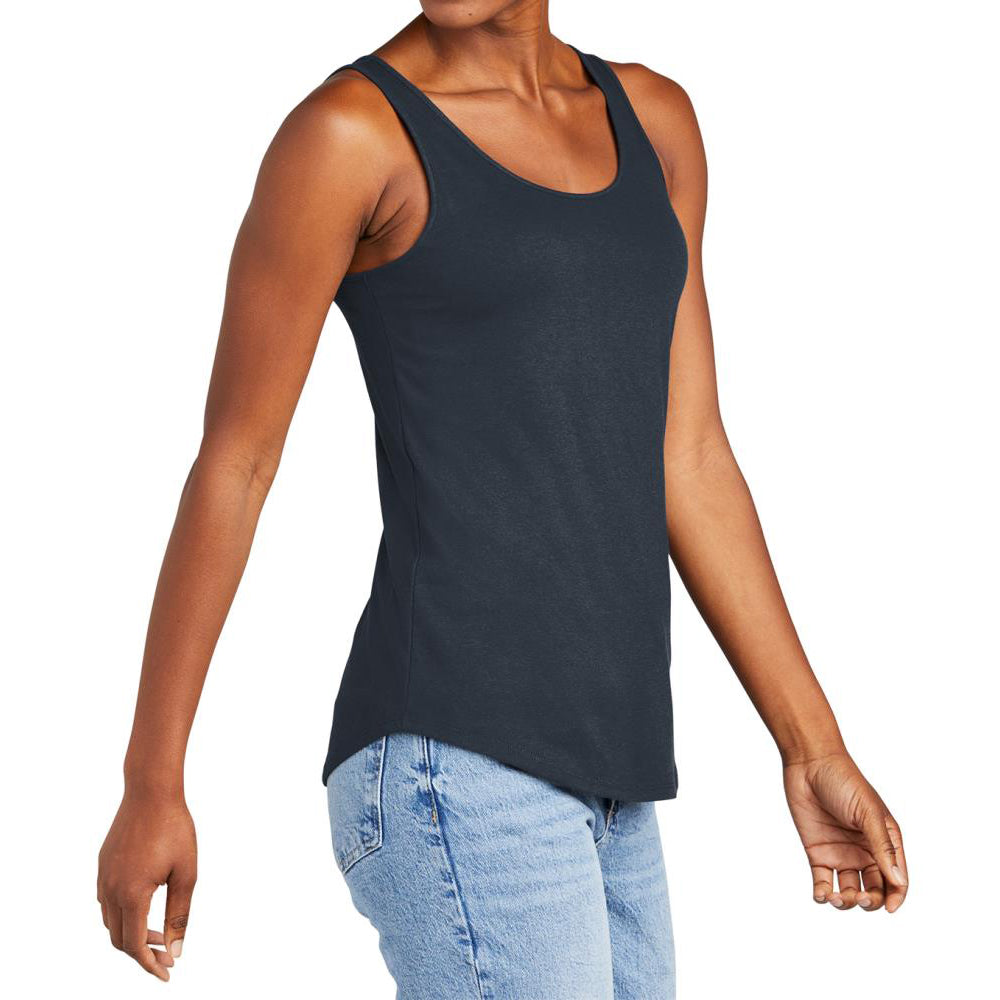 Womens Casual Soft and Comfort Perfect Tri Relaxed Tank Top New Navy