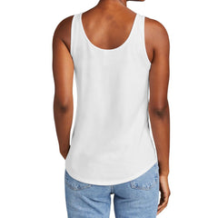 Womens Casual Soft and Comfort Perfect Tri Relaxed Tank Top White
