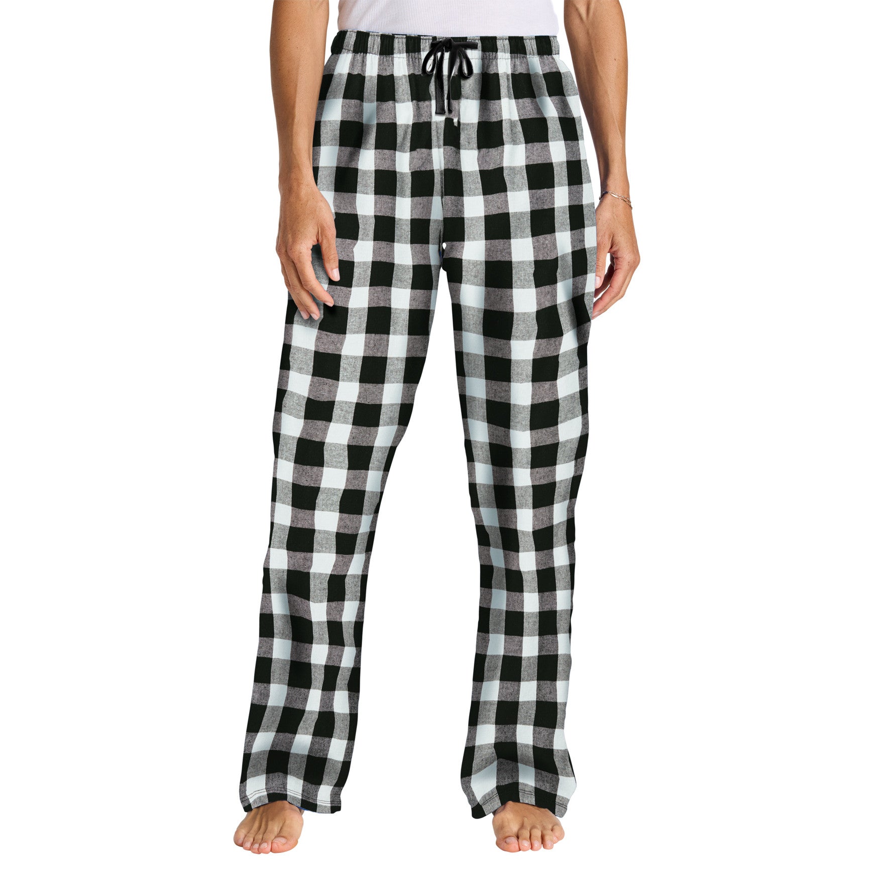 Mafoose Women’s Juniors Flannel Plaid Sleepwear Pajamas