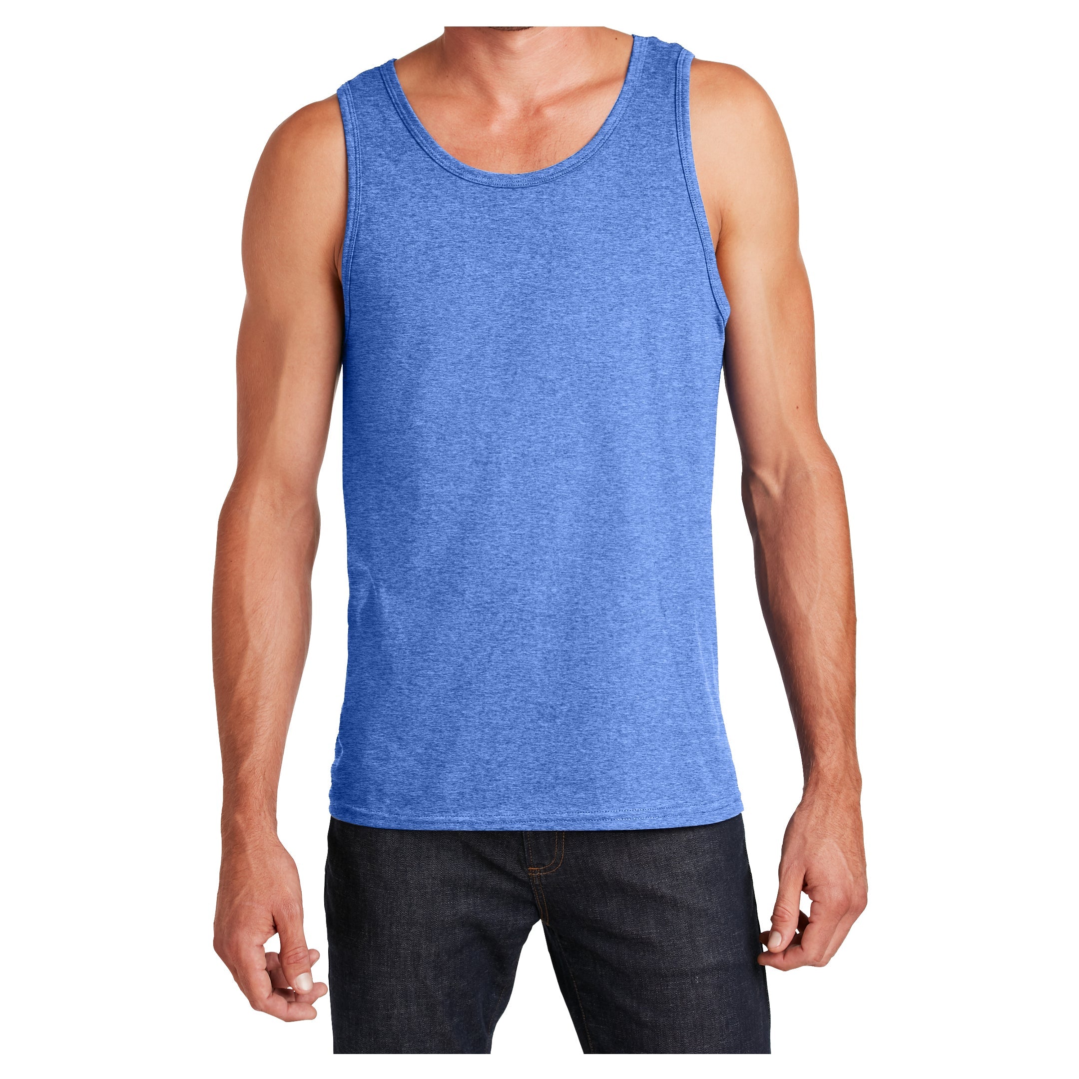 Men's District Young The Concert Tank - Heathered Royal