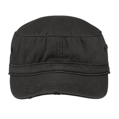 Military Style Distressed Enzyme Washed Cotton Twill Caps in 4 Colors