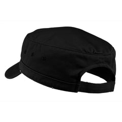 Military Style Distressed Enzyme Washed Cotton Twill Caps in 4 Colors