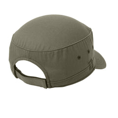 Military Style Distressed Enzyme Washed Cotton Twill Caps in 4 Colors