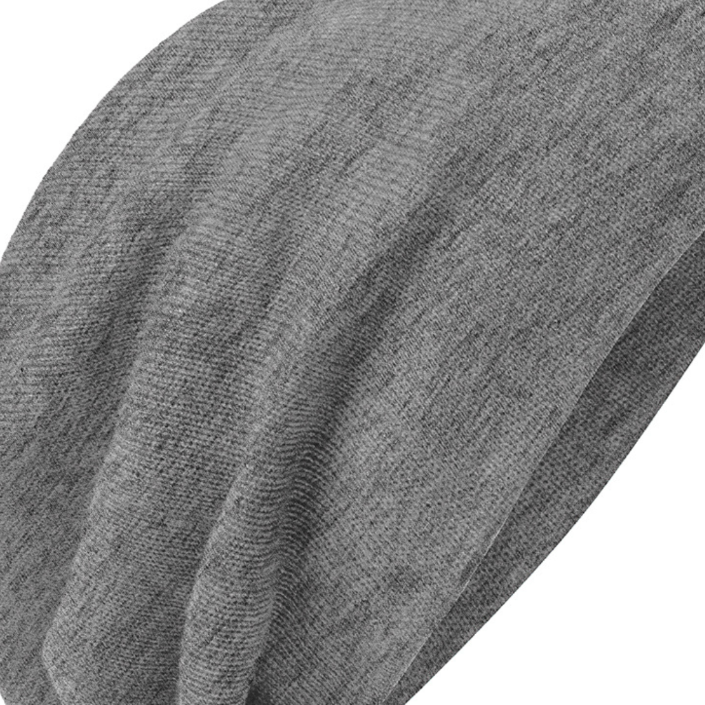 Black Dip Dye Slouch Beanie – Soft Knit Winter Hat for Men & Women