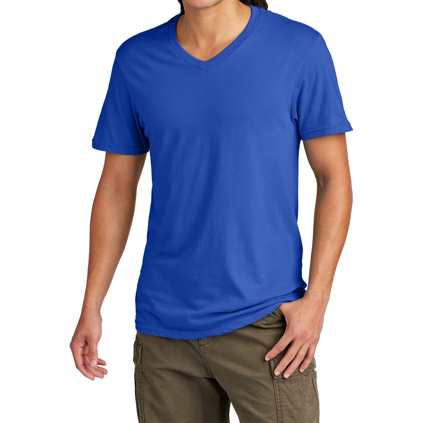 Men's Young Very Important Tee V-Neck - Deep Royal