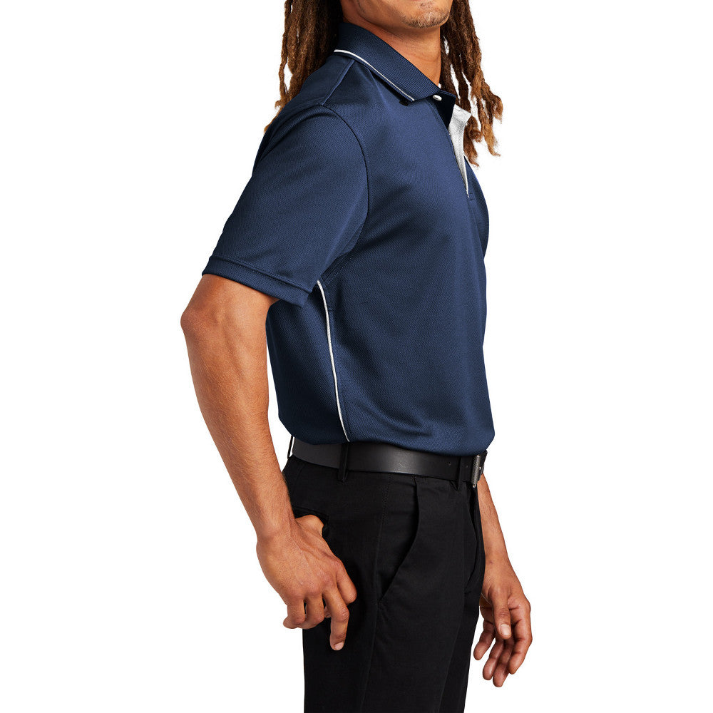 Men's Dri-Mesh Breathable & Stylish, Moisture-Wicking Polo with Tipped Collar & Piping