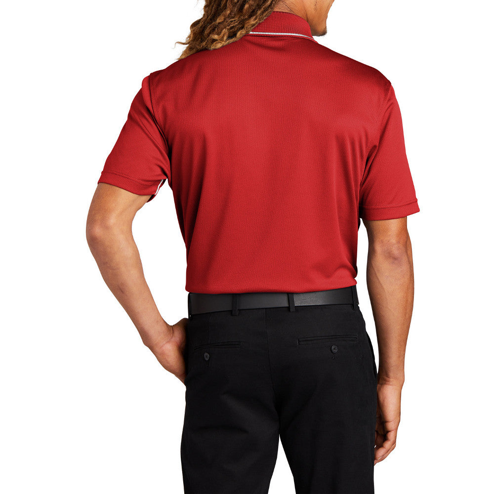Men's Dri-Mesh Breathable & Stylish, Moisture-Wicking Polo with Tipped Collar & Piping