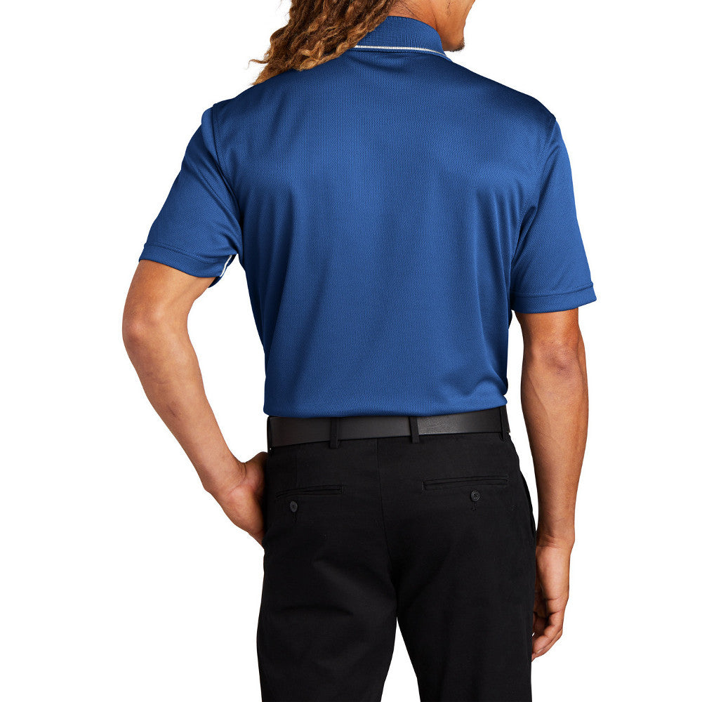 Men's Dri-Mesh Breathable & Stylish, Moisture-Wicking Polo with Tipped Collar & Piping