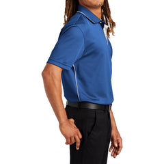 Men's Dri-Mesh Breathable & Stylish, Moisture-Wicking Polo with Tipped Collar & Piping