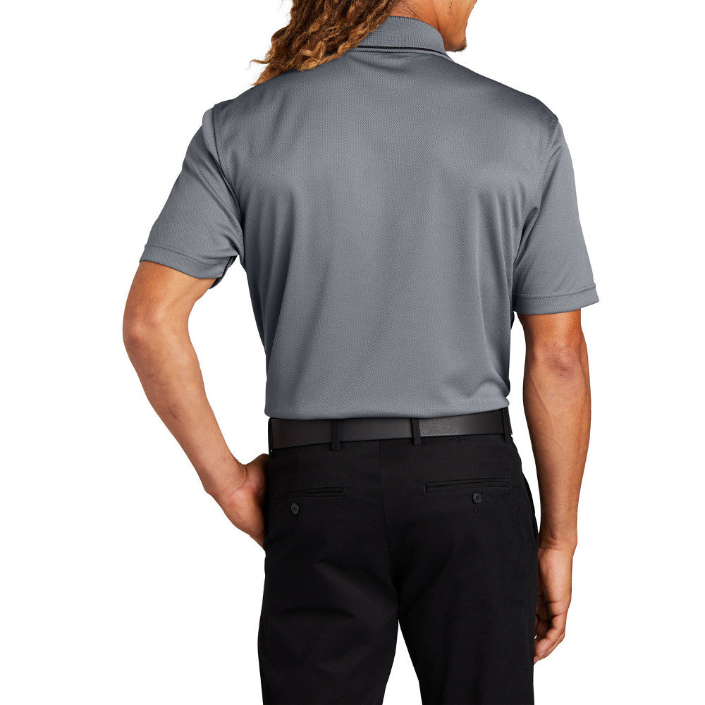Men's Dri-Mesh Breathable & Stylish, Moisture-Wicking Polo with Tipped Collar & Piping