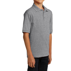 Youth Core Blend Easy Care, Stain-Release Finish Jersey Knit Polo