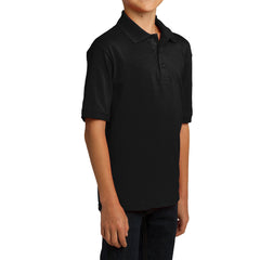 Youth Core Blend Easy Care, Stain-Release Finish Jersey Knit Polo