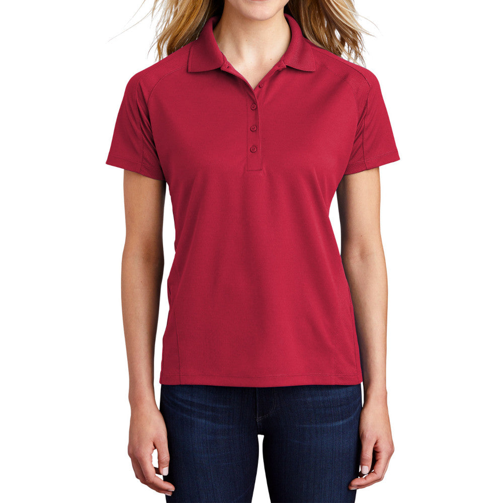 Women's Dri-Mesh Pro Polo Breathable Moisture-Wicking with Stretch Panels for Comfort & Mobility