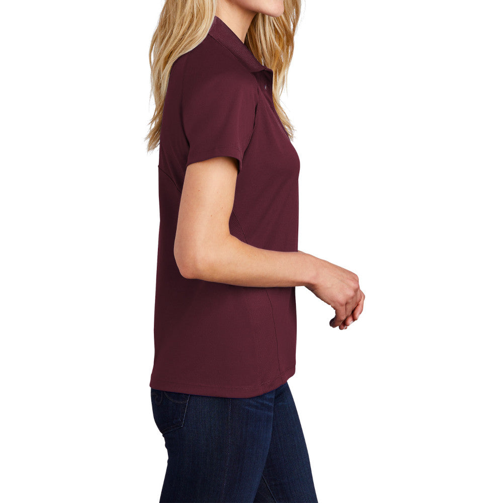Women's Dri-Mesh Pro Polo Breathable Moisture-Wicking with Stretch Panels for Comfort & Mobility
