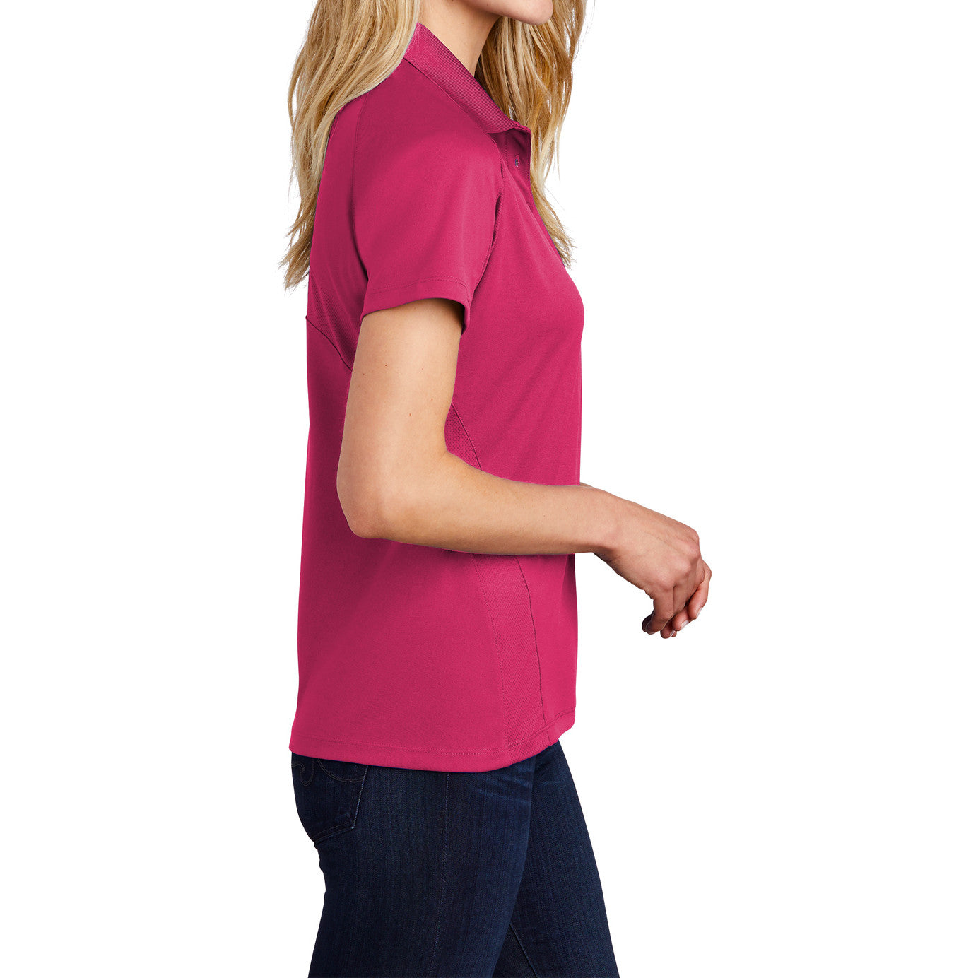 Women's Dri-Mesh Pro Polo Breathable Moisture-Wicking with Stretch Panels for Comfort & Mobility