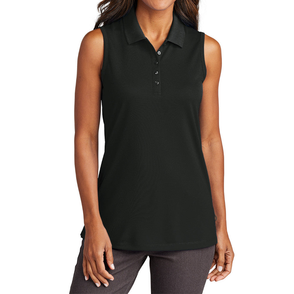 Women's Dry Zone Moisture-Wicking UV Micro-Mesh Sleeveless Polo
