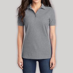 Women's Classic Short Sleeve Core Blend Pique Polo T-shirt