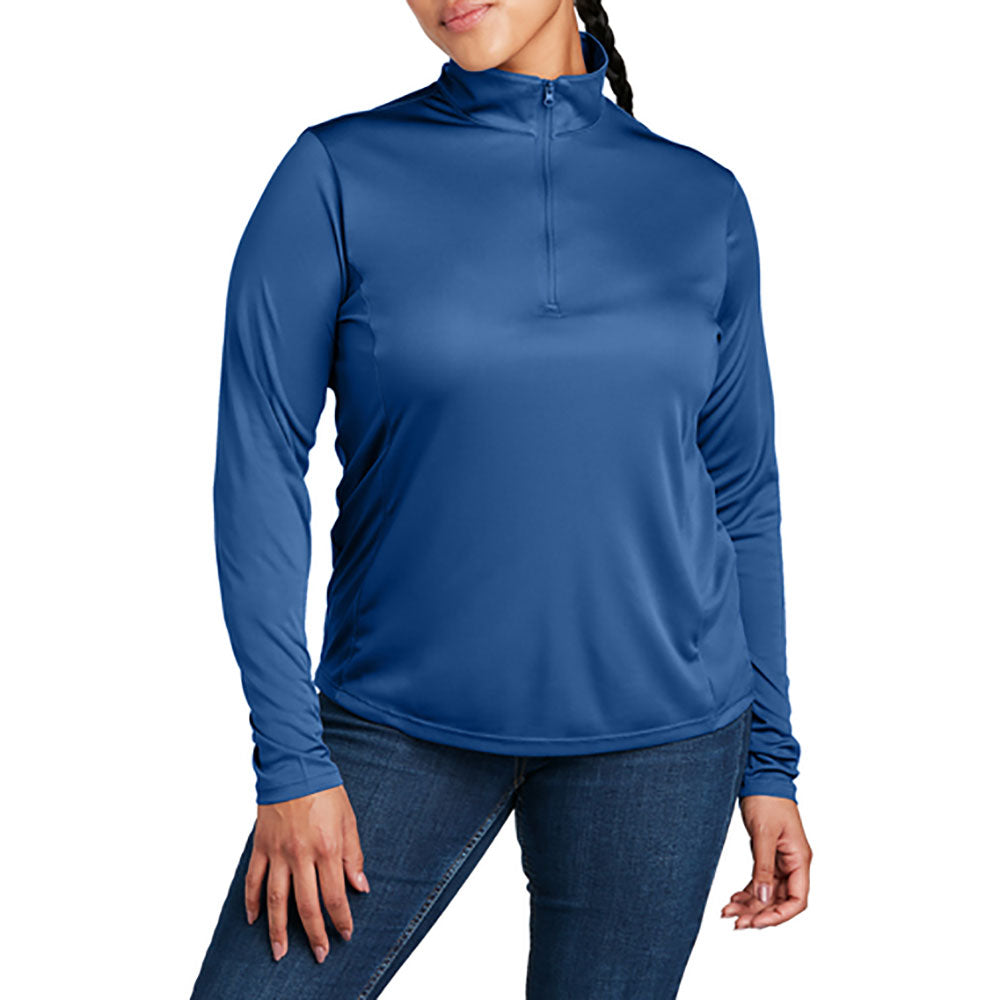 Womens PosiCharge Competitor 1/4-Zip Pullover Royal