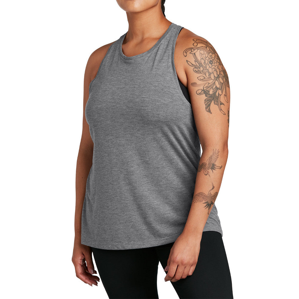Women's PosiCharge Moisture-Wicking, Soft & Color-Locking Racerback Tri-Blend Wicking Tank