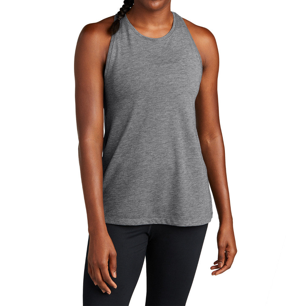 Women's PosiCharge Moisture-Wicking, Soft & Color-Locking Racerback Tri-Blend Wicking Tank