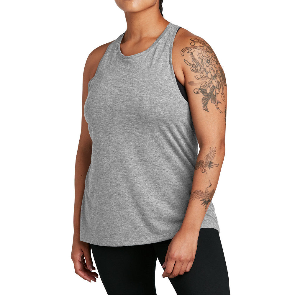 Women's PosiCharge Moisture-Wicking, Soft & Color-Locking Racerback Tri-Blend Wicking Tank