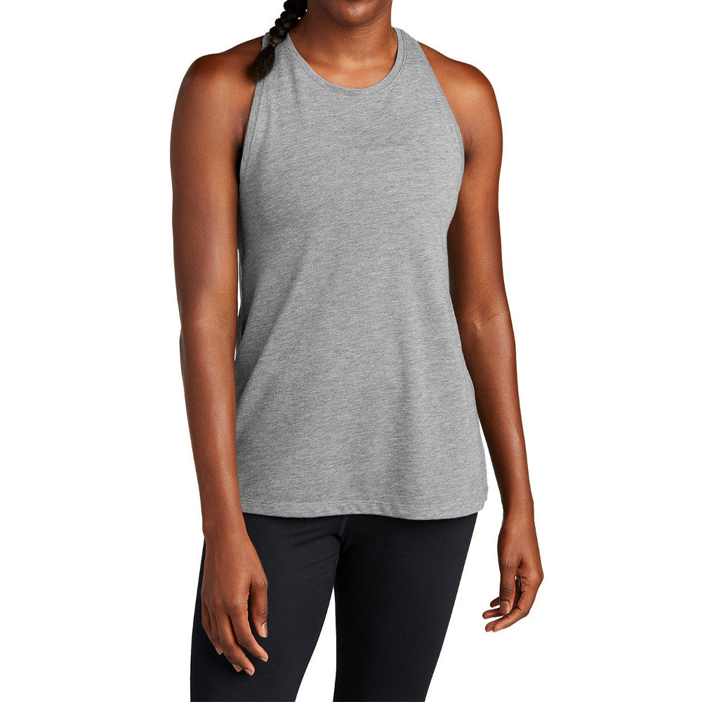 Women's PosiCharge Moisture-Wicking, Soft & Color-Locking Racerback Tri-Blend Wicking Tank