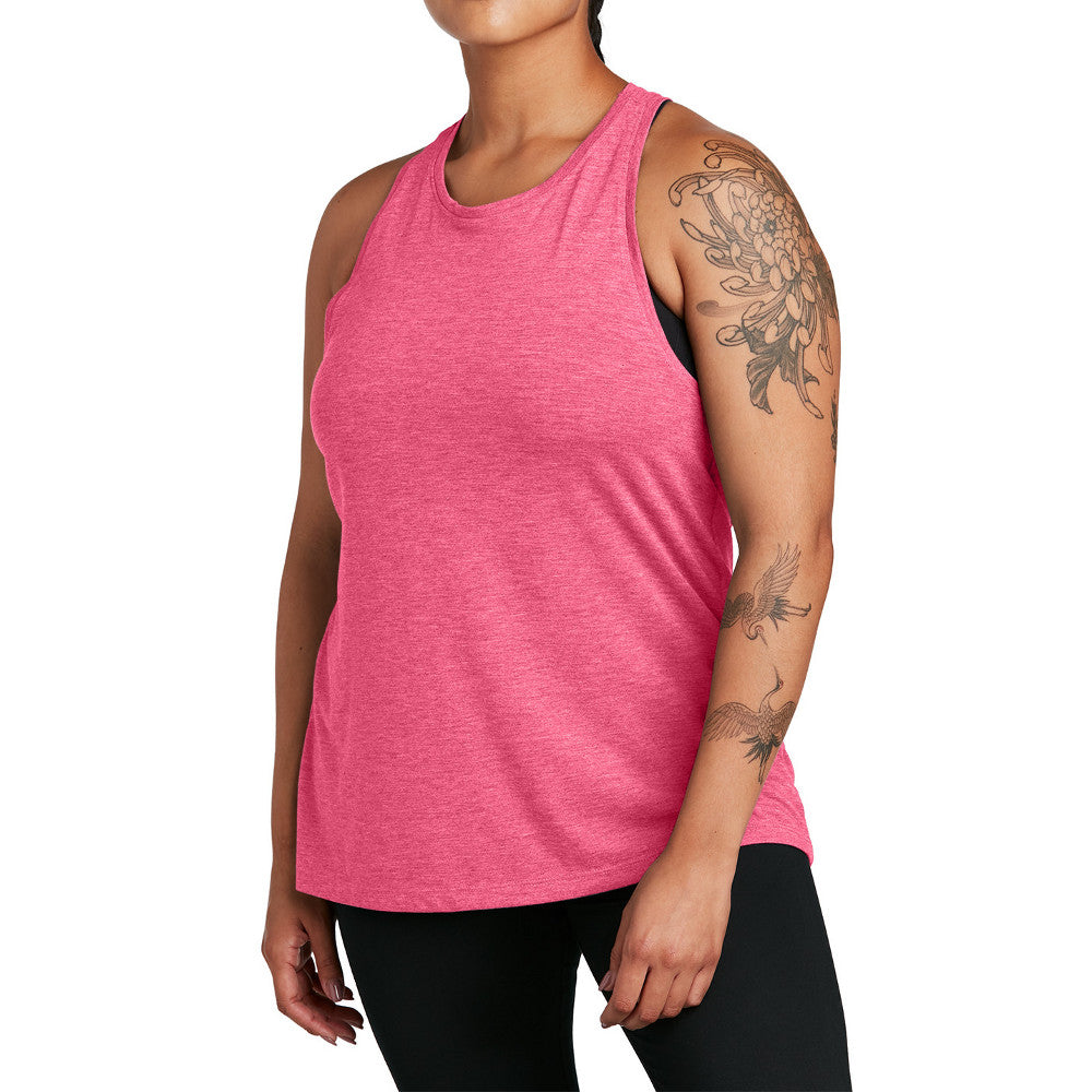 Women's PosiCharge Moisture-Wicking, Soft & Color-Locking Racerback Tri-Blend Wicking Tank
