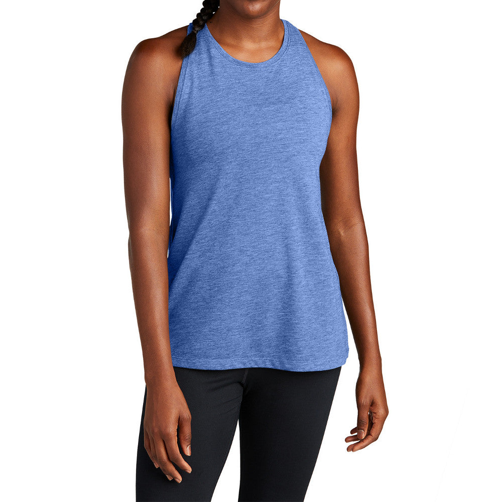 Women's PosiCharge Moisture-Wicking, Soft & Color-Locking Racerback Tri-Blend Wicking Tank