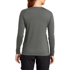 Women's UV Protection, Quick-Dry, Stretch Fit , PosiCharge Technology Long Sleeve Rashguard Tee