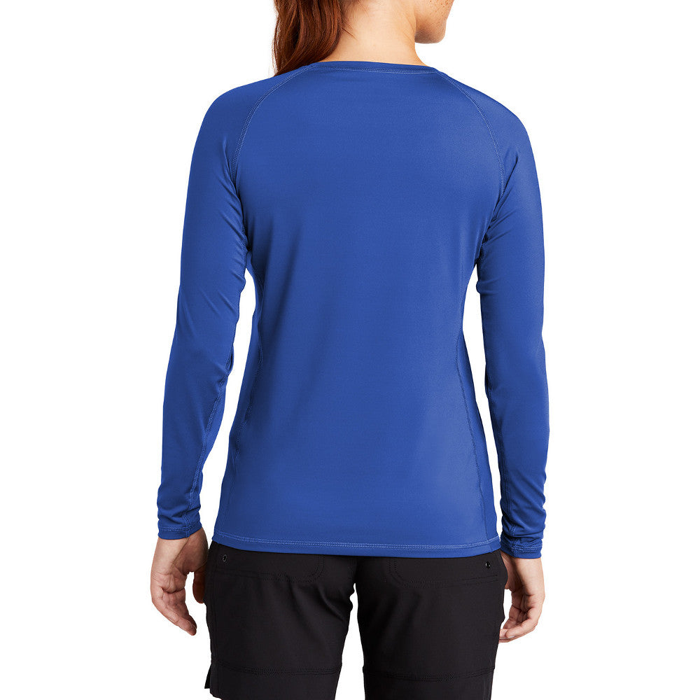 Women's PosiCharge Stretchable Long Sleeve Rashguard Quick-Dry T-shirt
