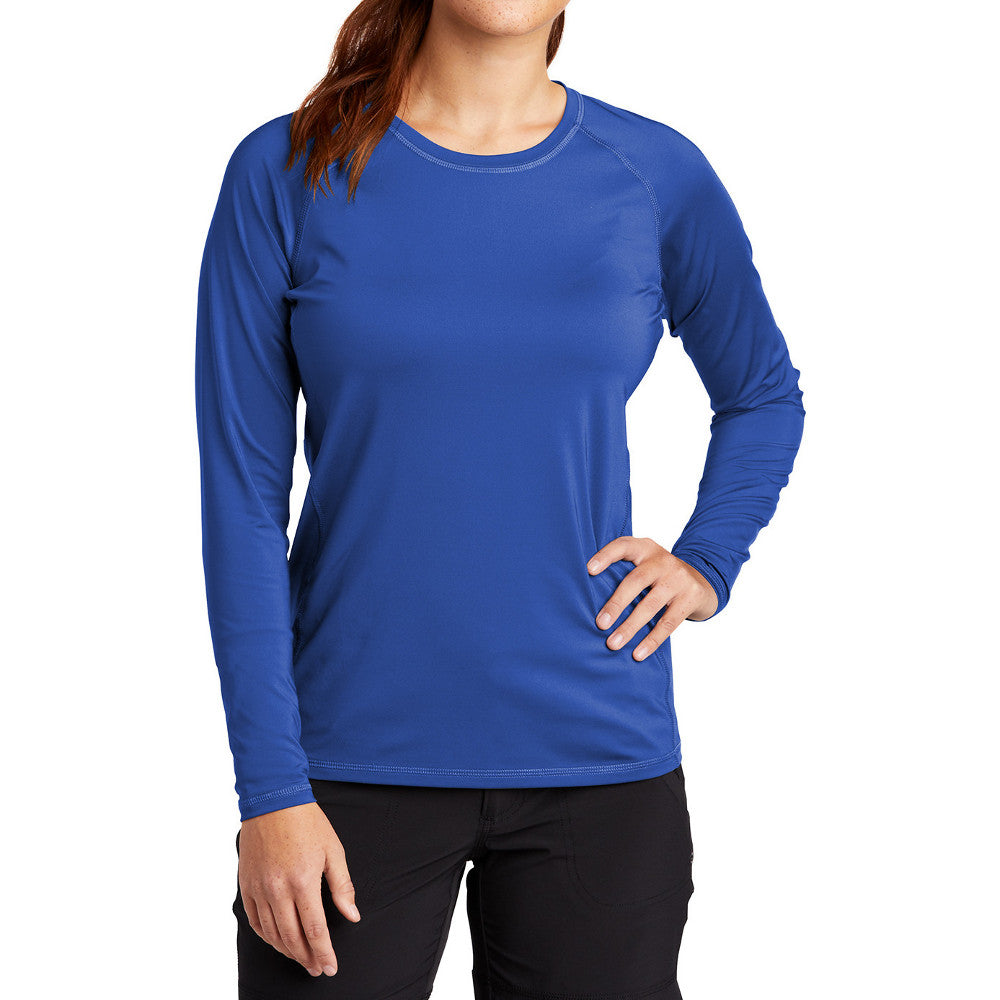 Women's PosiCharge Stretchable Long Sleeve Rashguard Quick-Dry T-shirt