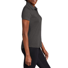 Women's PosiCharge Strive Polo Moisture-Wicking Soft Slub Cotton-Poly Blend 5-Button Placket