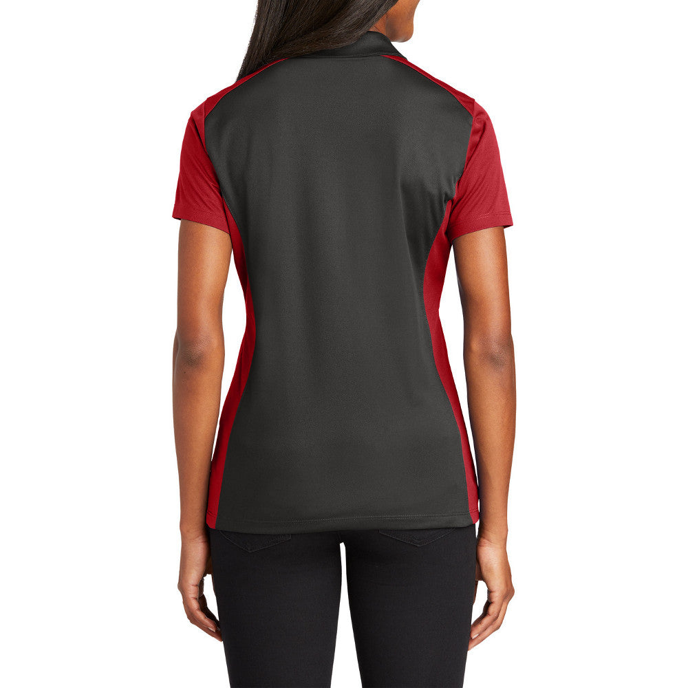 Women's Modern Colorblock Short Sleeve Micropique Sport-Wick Moisture-Wicking Polo