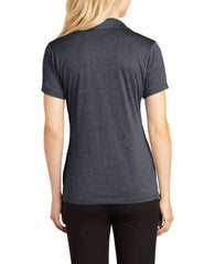 Ladies Casual Moisture-Wicking Heather Contender Short Sleeve Polo Shirt