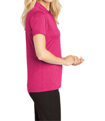 Ladies Moisture-Wicking, Heather Contender Short Sleeve Polo