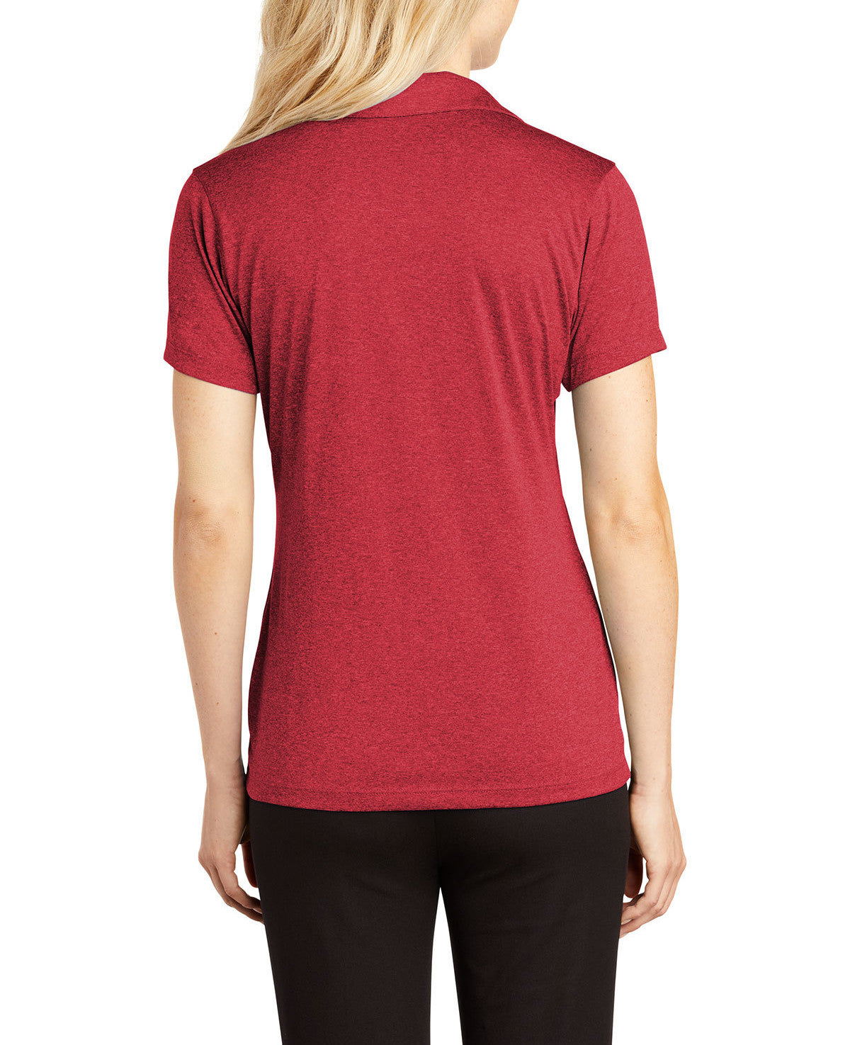 Ladies Moisture-Wicking, Heather Contender Short Sleeve Polo