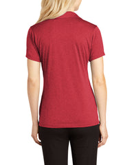Ladies Moisture-Wicking, Heather Contender Short Sleeve Polo