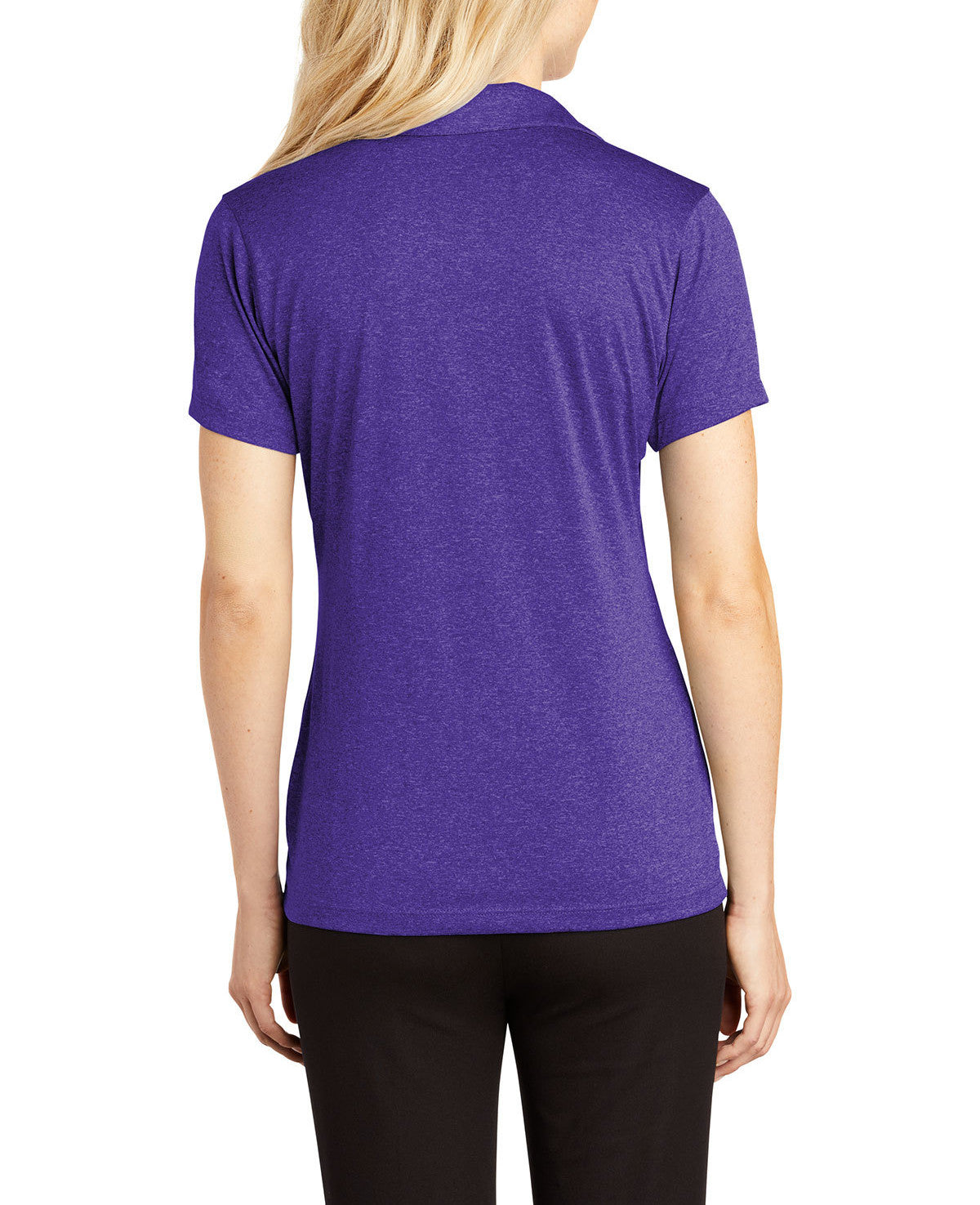 Ladies Moisture-Wicking, Heather Contender Short Sleeve Polo