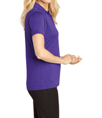 Ladies Moisture-Wicking, Heather Contender Short Sleeve Polo