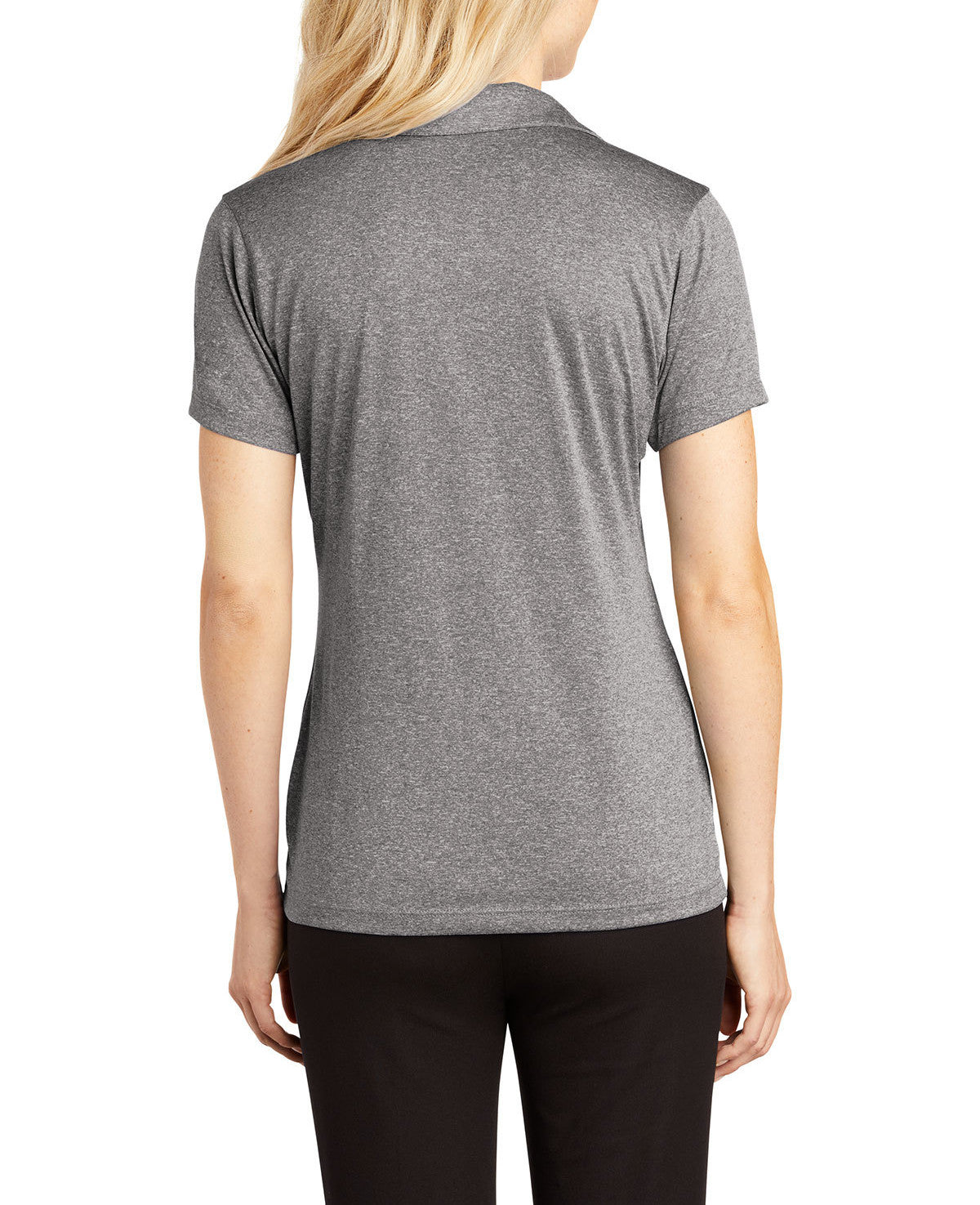 Ladies Moisture-Wicking, Heather Contender Short Sleeve Polo