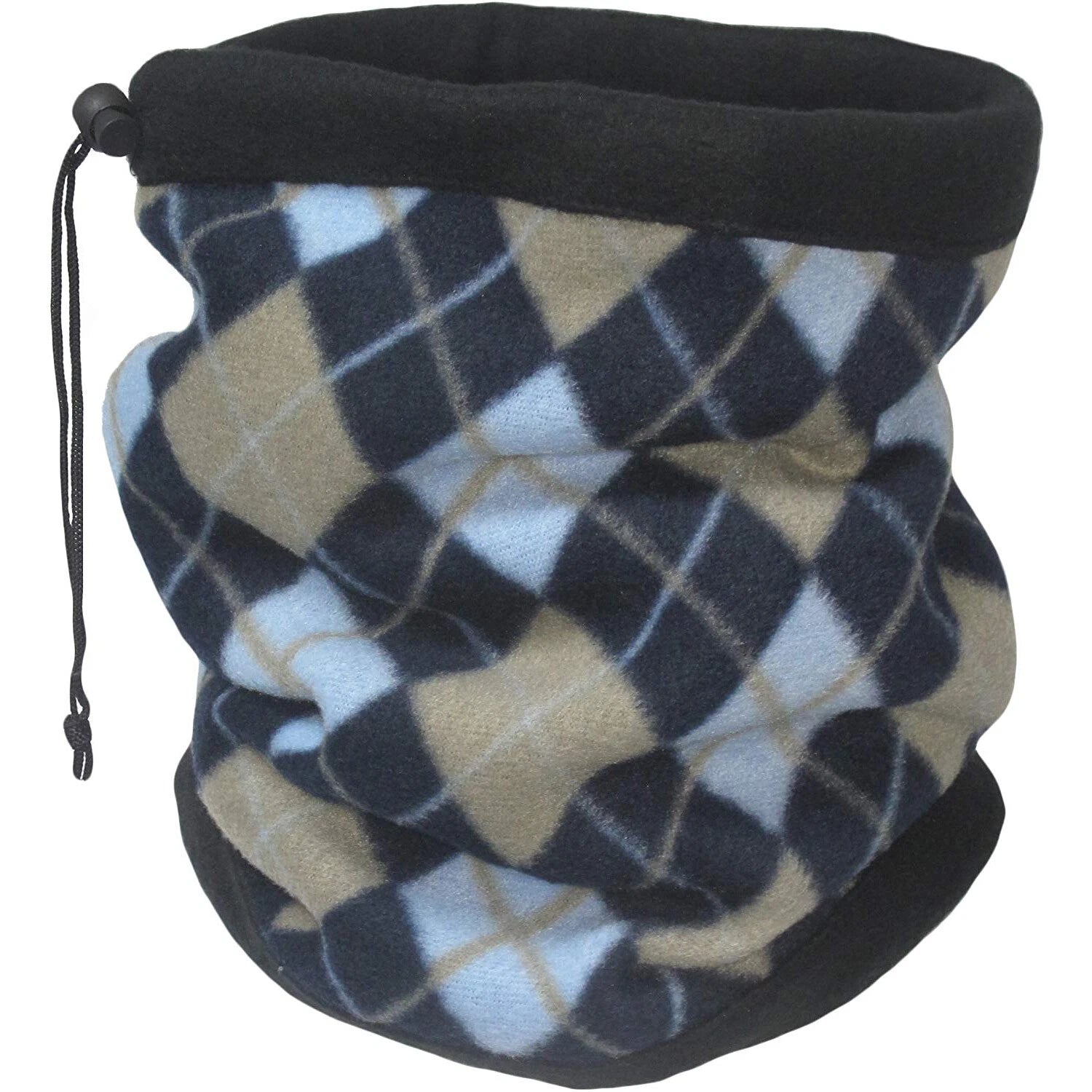 Winter Fleece Neck Gaiter Warmer For Men Women Skiing Face Mask Navy