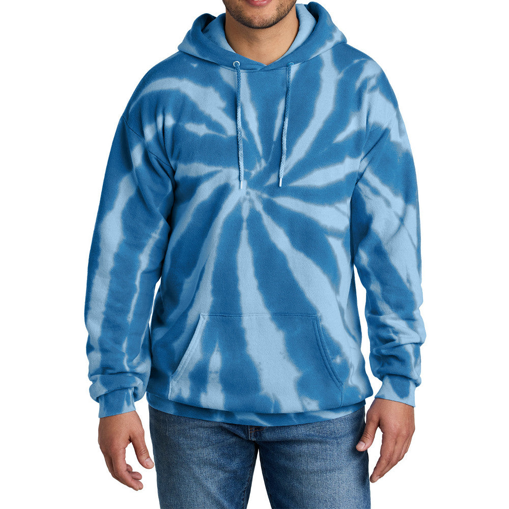 Men's Tie-Dye Pullover Vibrant & Comfortable Hooded Sweatshirt