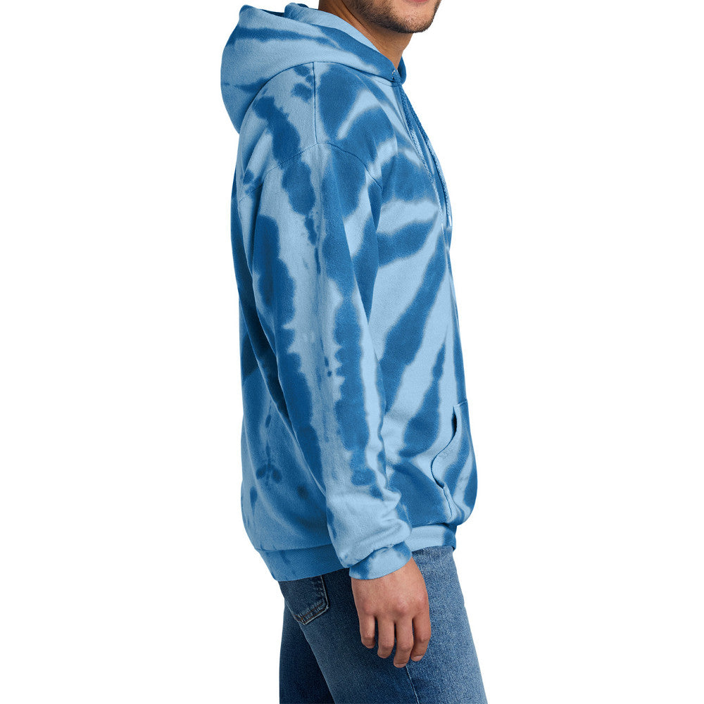 Men's Tie-Dye Pullover Vibrant & Comfortable Hooded Sweatshirt