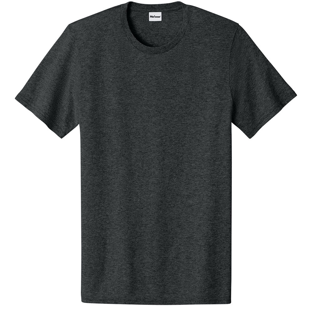 Men's Easy Cotton Tee Lightweight Soft and Comfortable Everyday Wear-Black Heather